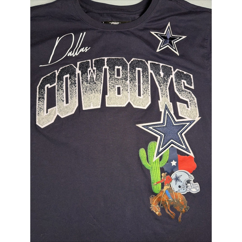 Men's Pro Standard Navy Dallas Cowboys Hometown Collection T-shirt Size L - Picture 2 of 13